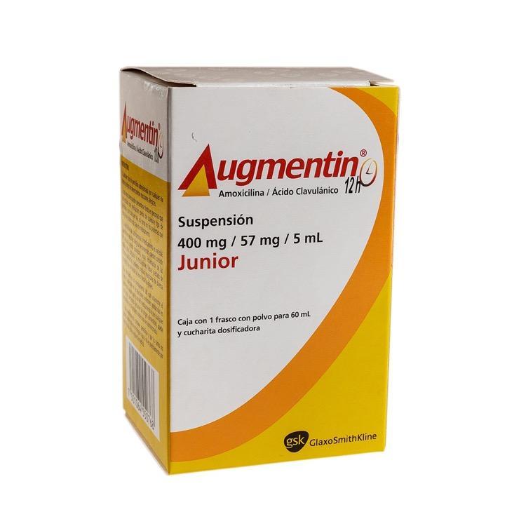 AUGMENTIN 12H 400MG SUSP 60ML