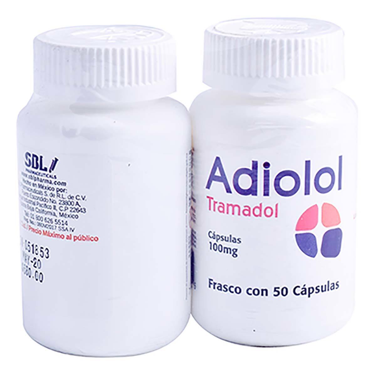 ADIOLOL DUO-PACK 50 CAPS 100 MG