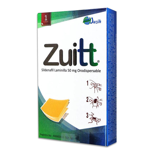 ZUITT (SILDENAFIL) 1 LAMINILLA 50 MG