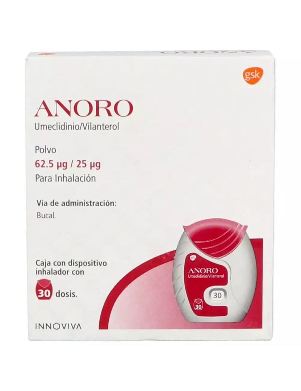 ANORO 62 5/25MCG 30DS