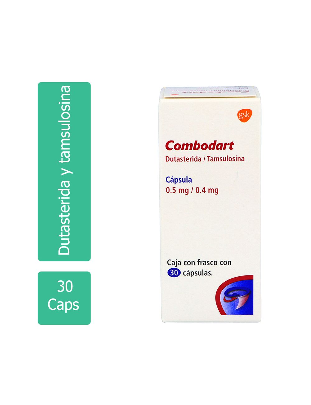 COMBODART CAP. 0.5/0.4 MG. CAJA C/FCO. C/30