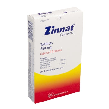 ZINNAT 250MG TAB C14