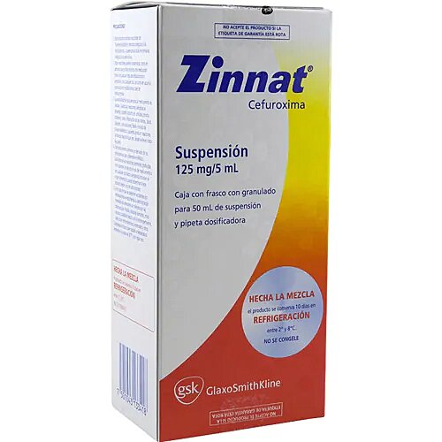 ZINNAT 125MG SUSP 50ML