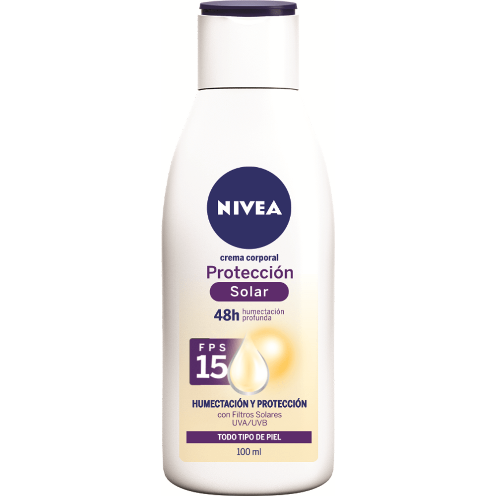 NIVEA PROTEC SOLAR FPS15 48H - CRE 100ML