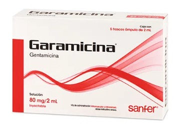 GARAMICINA 80 MG 5X2 ML FA