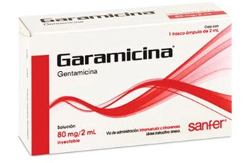 GARAMICINA 80 MG 2 ML FA