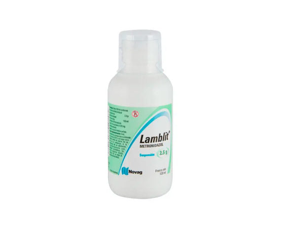 LAMBLIT SUSP. 125 MG. CAJA C/FCO. C/120 ML.