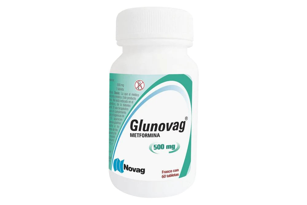 GLUNOVAG TAB 500 MG CAJA C60