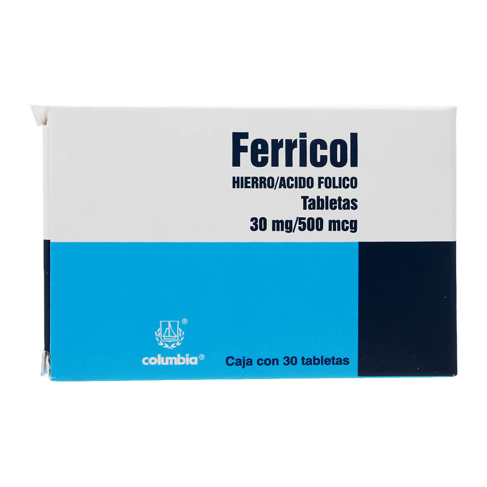 FERRICOL 30MG TAB C30