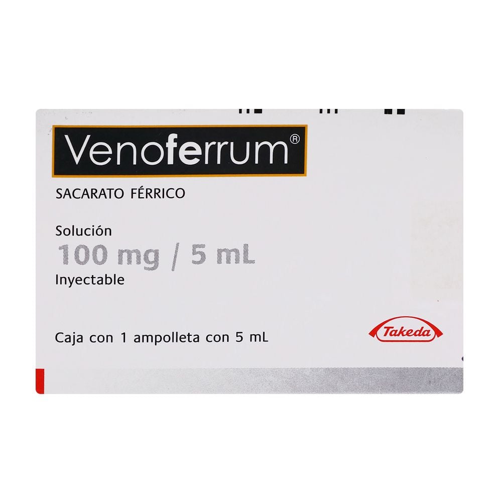 VENOFERRUM 100MG AMP 5ML C1