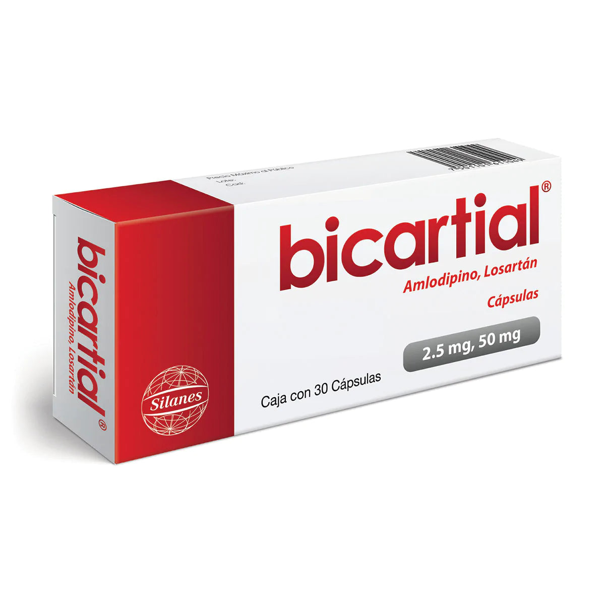 BICARTIAL 2.5/50MG - CAP 30