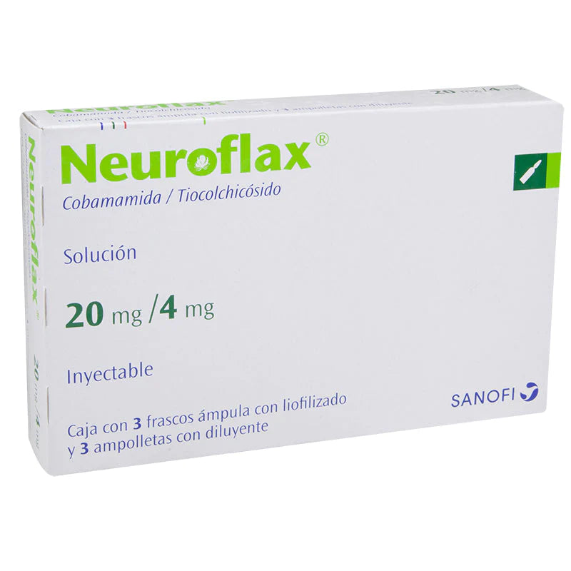 NEUROFLAX 20MG SOL INY 4ML C3