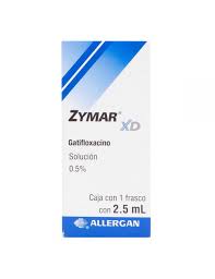 ZYMAR XD 0 5% SOL 2 5ML