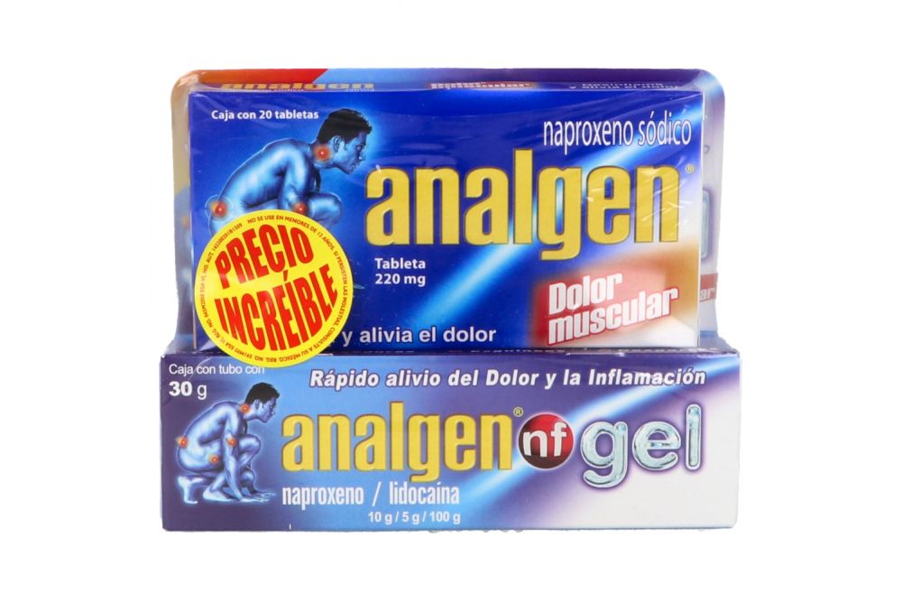 ANALGEN GEL 30G+ 20 TAB PREES