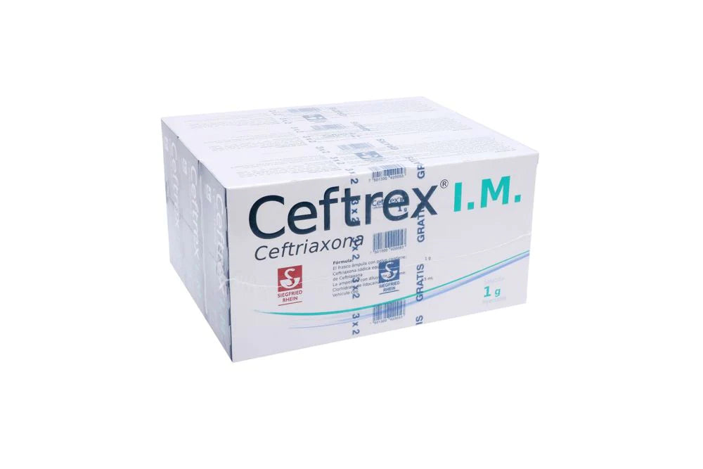 CEFTREX IM SOL 1G C1 TRIPACK