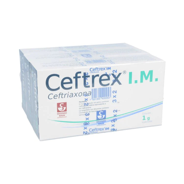 CEFTREX I.M. 5X3 1G (A) - SOL 3X3.5ML