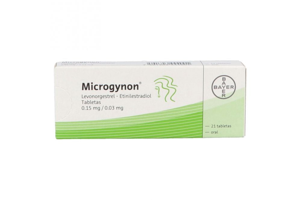 MICROGYNON TAB. 0.15/0.03 MG. CAJA C/21