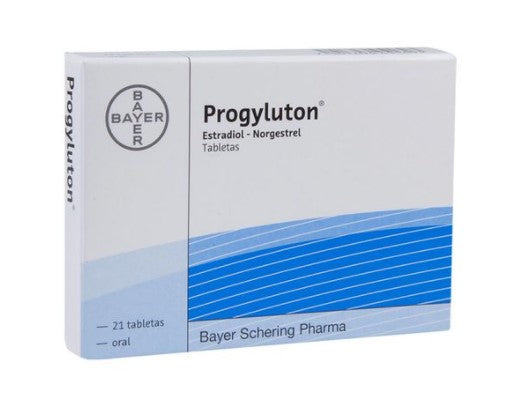 PROGYLUTON TAB. 2/2/0.50 MG. CAJA C/21