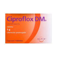 CIPROFLOX DM (CIPROFLOXACINO) 1 G 7 TAB