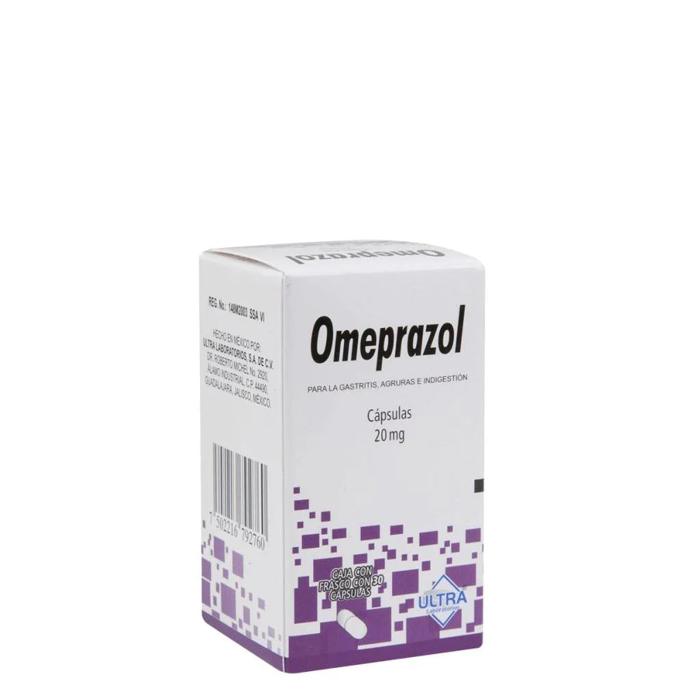 OMEPRAZOL 30 CAPS 20 MG