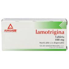 LAMOTRIGINA TAB. MAST. Y/O DISP. 100 MG. C/28