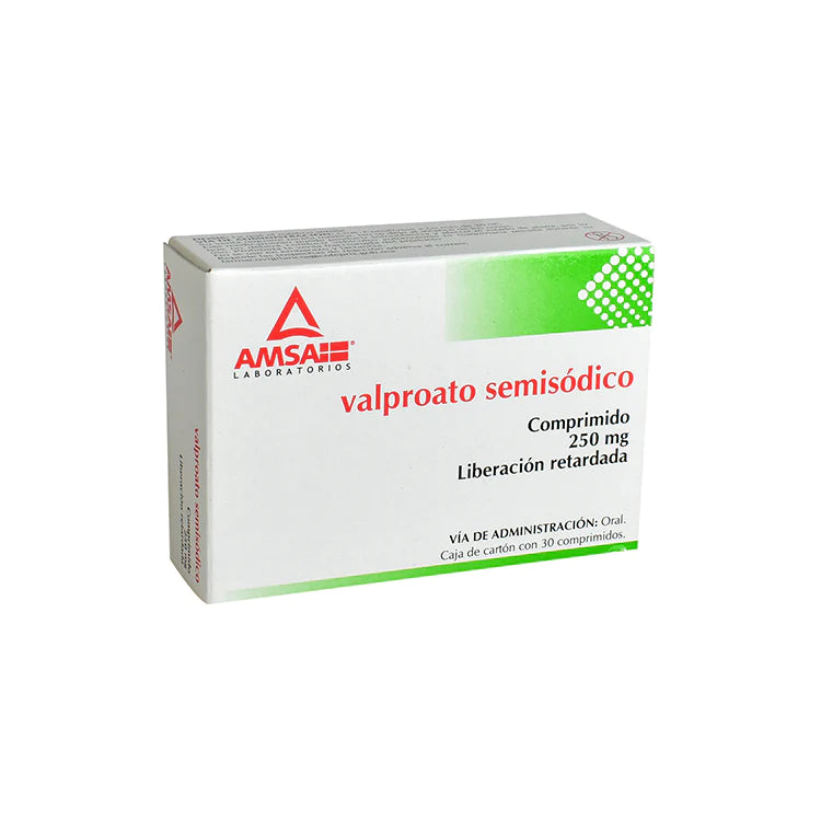 VALPROATO SEMISODICO COMPR L.R. 250 MG CAJA C30