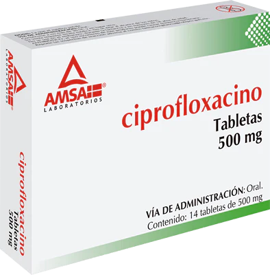 CIPROFLOXACINO TAB 250 MG CAJA C12