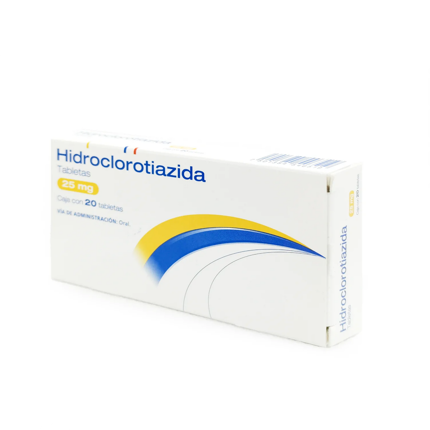 HIDROCLOROTIAZIDA TAB 25 MG CAJA C20