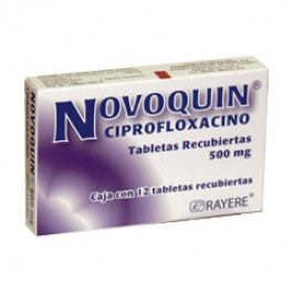 NOVOQUIN TAB. 500 MG. CAJA C/12