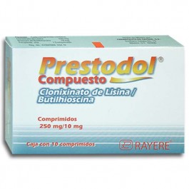 PRESTODOL COMPUESTO TAB. 250/10 MG. CAJA C/10