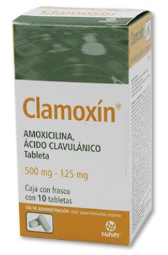 CLAMOXIN TAB. 500/125 MG. FCO. C/10