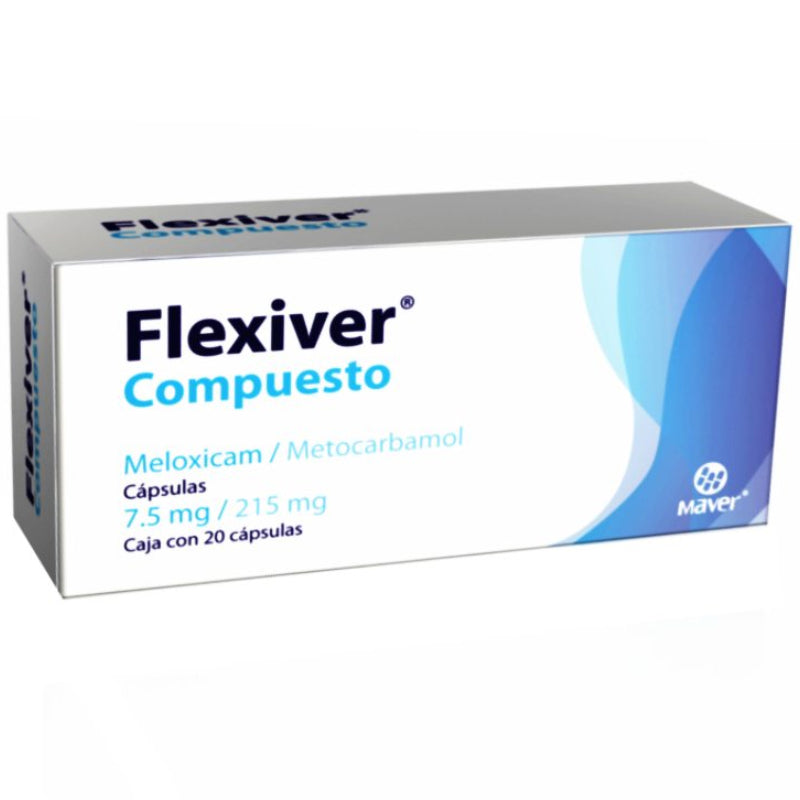 FLEXIVER COMPUESTO CAP. 215/7.5 MG. CAJA C/20