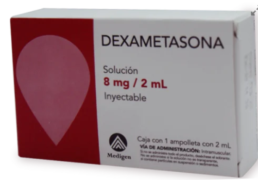 DEXAMETASONA INY. 8 MG. CAJA C/1 AMP. C/2 ML.