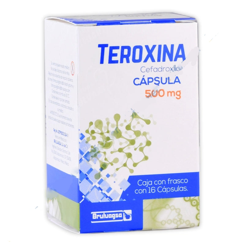 TEROXINA CAP. 500 MG. CAJA C/FCO. C/16