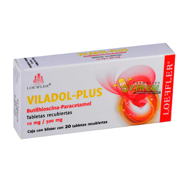 VILADOL PLUS 10MG/500MG TAB C20