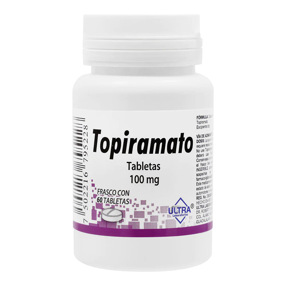 TOPIRAMATO 60 TAB 100 MG