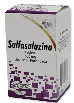 SULFASALAZINA LP 500 MG 60 TAB