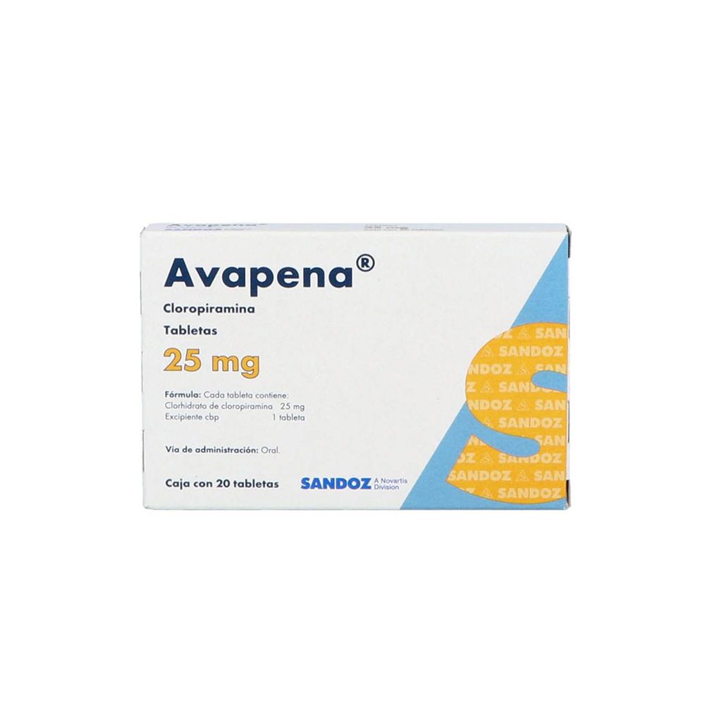 AVAPENA 25MG TAB C20