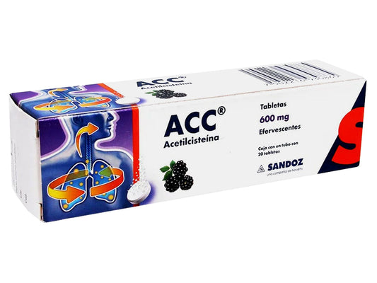 ACC (ACETILCISTEINA) 600 MG C/20 TAB EFERV