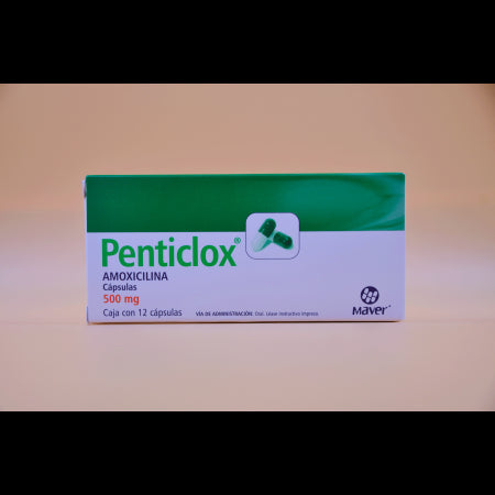 PENTICLOX CAP. 500 MG. CAJA C/12