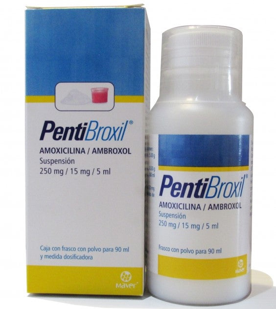 PENTIBROXIL SUSP. 250/15 MG. FCO. C/PVO. P/90 ML.