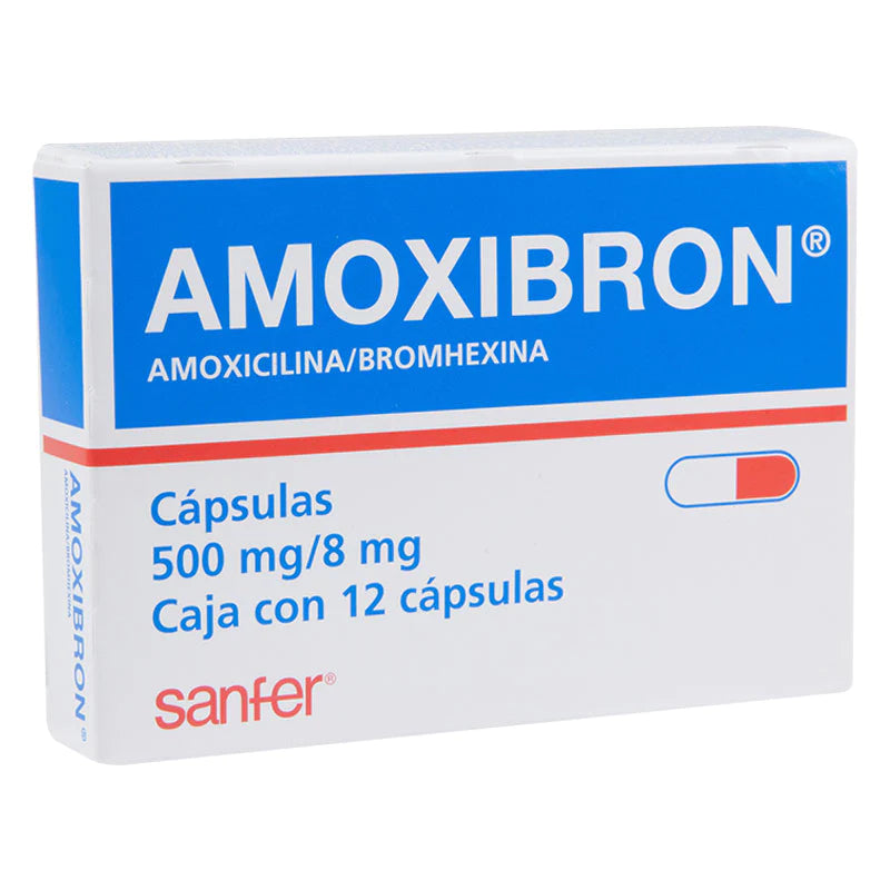 BROMIXEN CAP. 500/8 MG. CAJA C/12