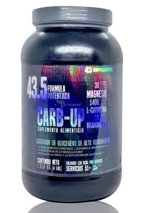 43 SUPPLEMENTS CARBUP 4LBS / 51 SERV