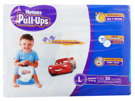 CALZ HUGGIES PULL-UPS NINO L C/30