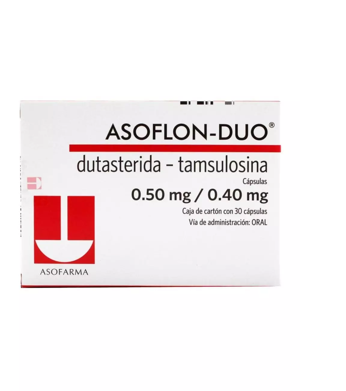 ASOFLON-DUO 0.5/0.4MG 30 CAPS