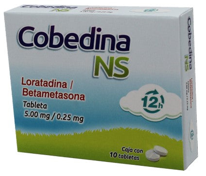 COBEDINA NS TAB. 5/0.25 MG. CAJA C/10