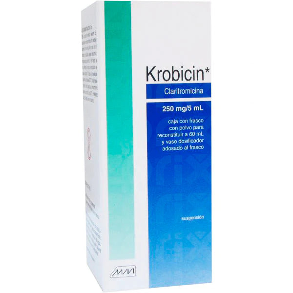 KROBICIN 1 SUSP 250MG/5/60 ML