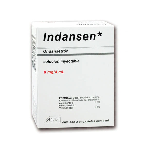 INDANSEN 3 AMP 8MG/4 ML