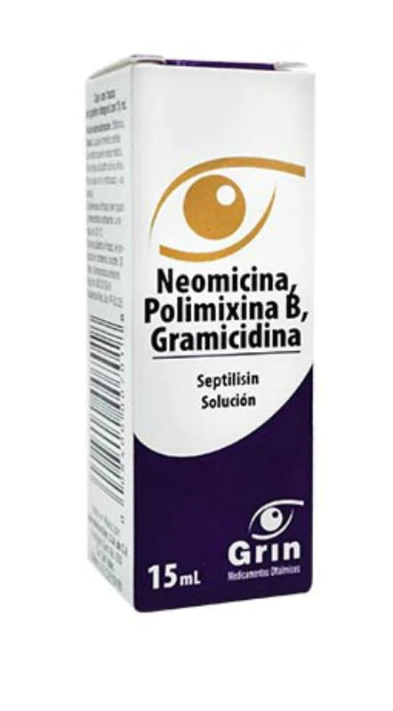 NEOMICINA, POLIMIXINA B, GRAMICIDINA SOL OFTAL. FCO C15 ML