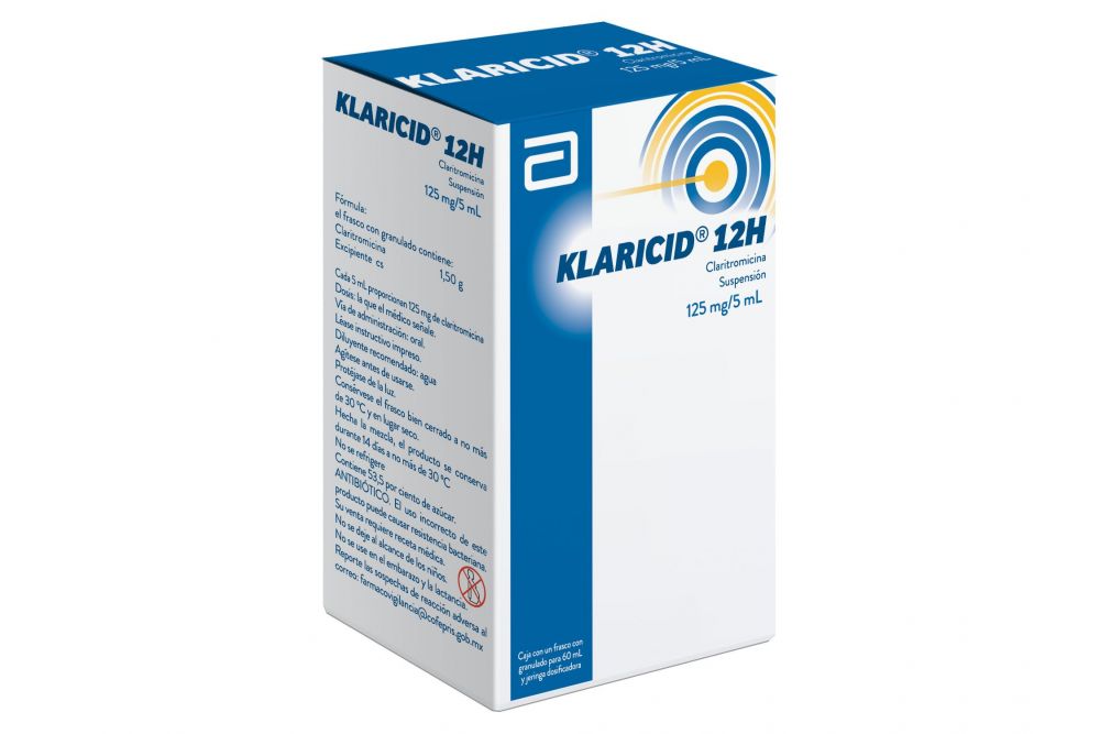 KLARICID 12H 125MG SUSP 60ML